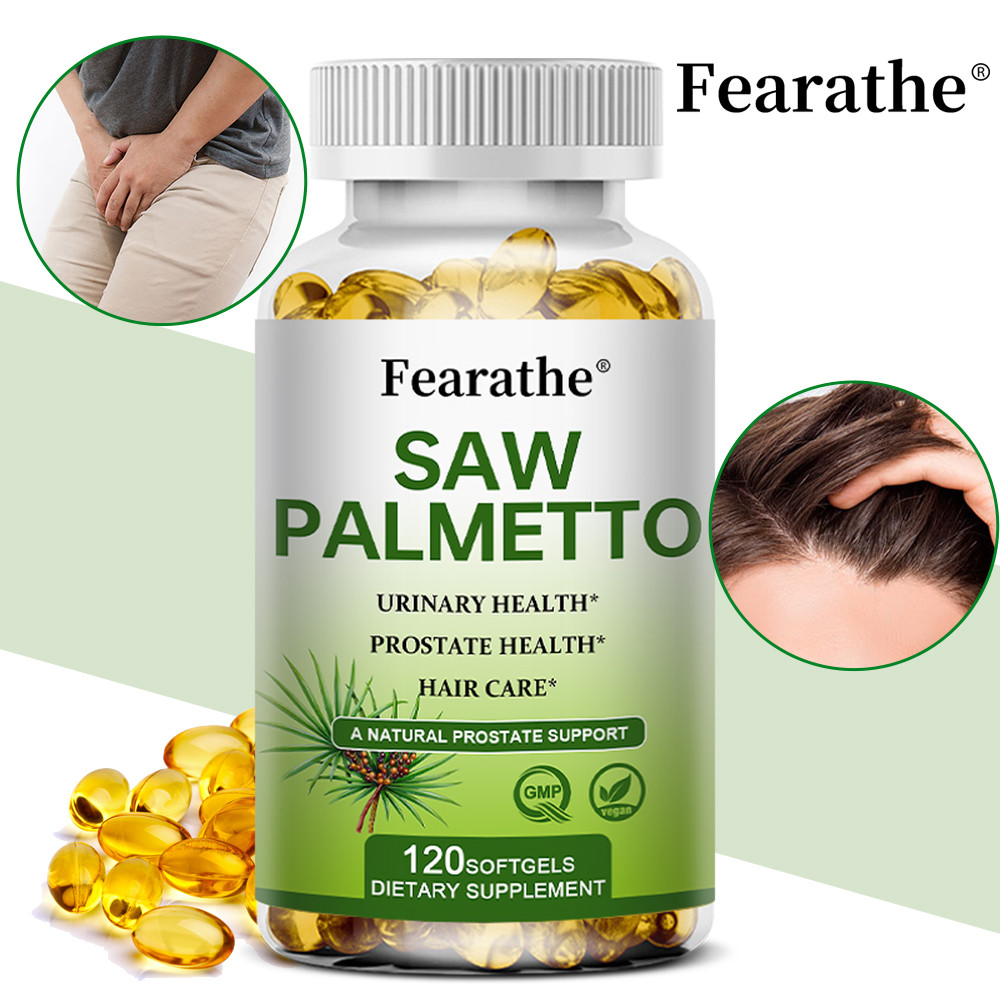 Fearathe SAW PALMETTO อาหารเสริม ต่อมลูกหมาก รองรับสุขภาพผม