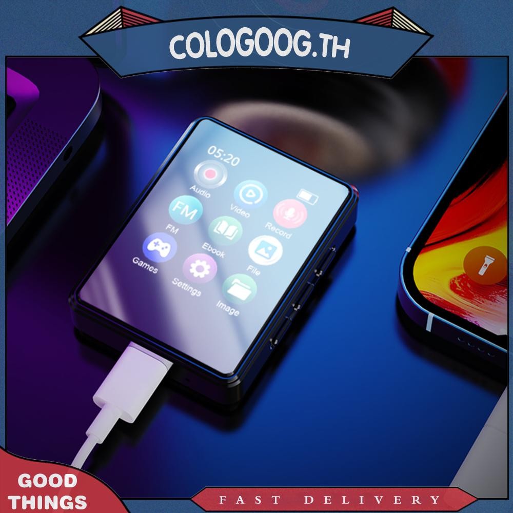 [colog.th] 8/16/32/64g MP3 Player 1.8 นิ้วหน้าจอสัมผัสเพลงเครื่องเล่น MP3 เสียงไฮไฟสําหรับเด็ก