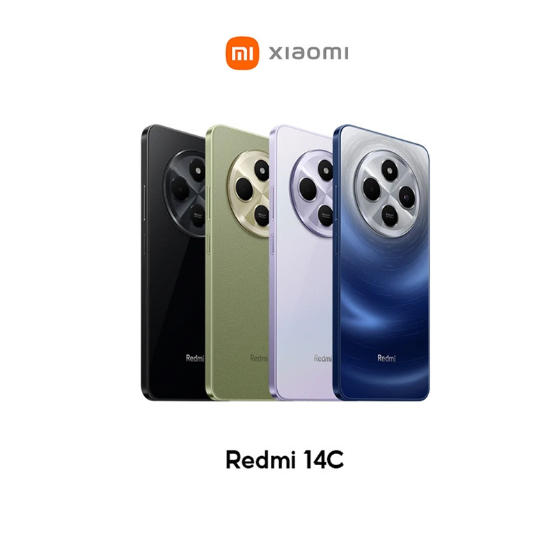 Xiaomi Redmi 14C 6+128 / 8+256แบตเตอรี่ 18W 5160mAh 120Hz กล้องหลัก 50 MP รับระบบปฏิบัติการ (OS, CPU
