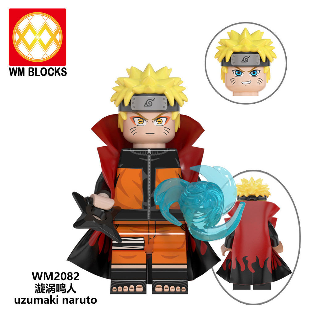 [Lego-Building Blocks] เข้ากันได้กับ Lego, Ninja, Liudao, Madara, Bamen, Sasuke, Renzi, Building Blo