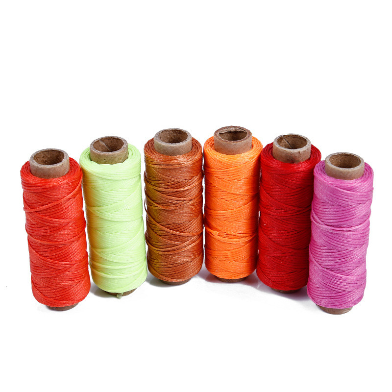 ด้ายขี้ผึ้งแบน0.8mm 30M สร้อยข้อมือด้ายถักด้ายขี้ผึ้งด้ายเย็บผ้าด้ายขี้ผึ้งโพลีเอสเตอร์