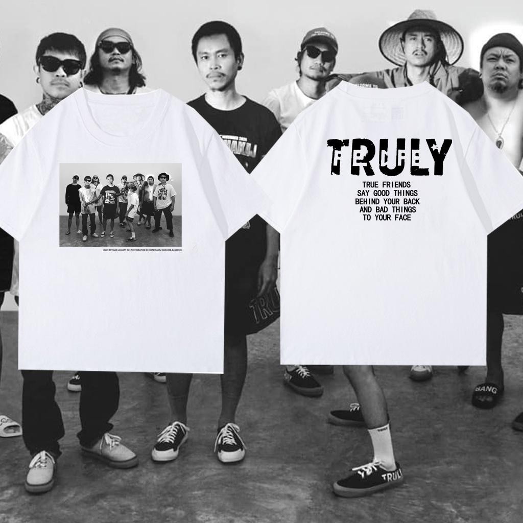 (COD)เสื้อยืด TRULY&FEDFE  ผ้าCotton 100% S-5XL