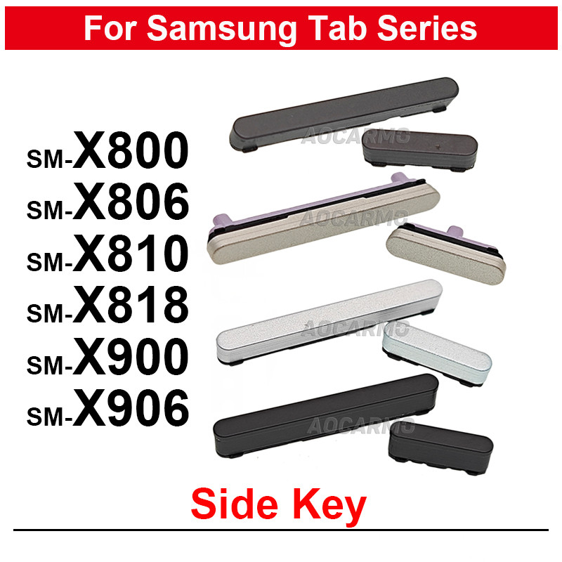 สําหรับ Samsung Galaxy Tab S8+ S9+ Ultra SM-X800 X806 X810 X818 X900 X906 เปิดปุ่มปรับระดับเสียงด้าน