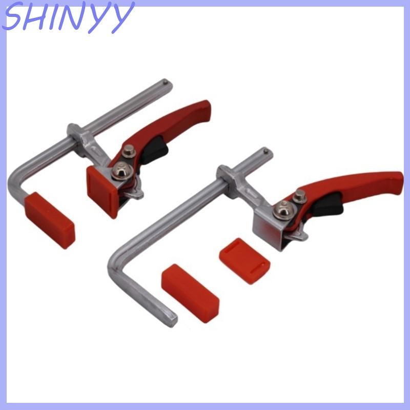 SHI 2 ชิ้น Heavy Duty แคลมป์เหล็ก Ratcheting Clamps สําหรับจับที่ปลอดภัยในงานช่างไม้ – โปรปัง