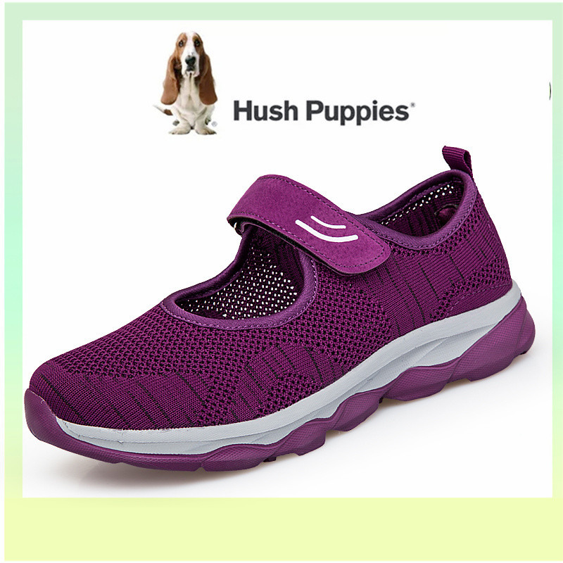 HUSH PUPPIES Hush Puppys รองเท้าผู้หญิงรองเท้าแบนผู้หญิงเกาหลี Hush Puppy รองเท้าผู้หญิงกีฬารองเท้าผ