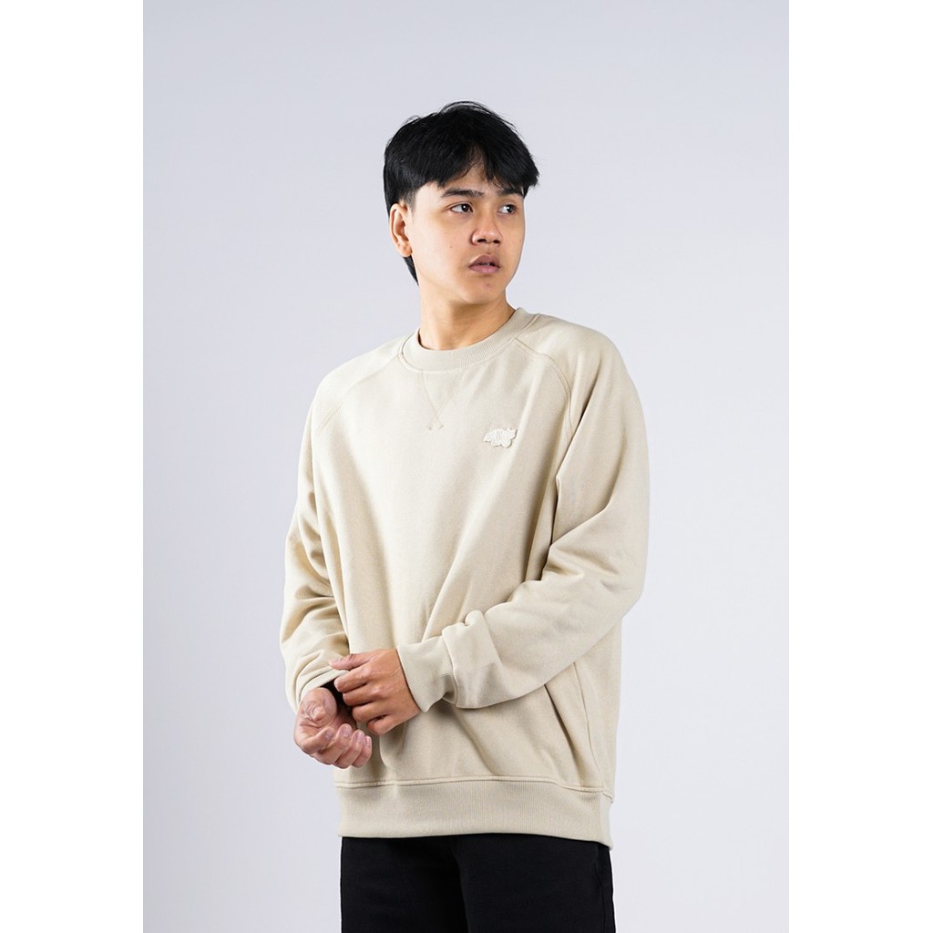 3Second Mens Jacket Crewneck Sweatshirt Regular Fit Fleece Logo Juan HP-120625