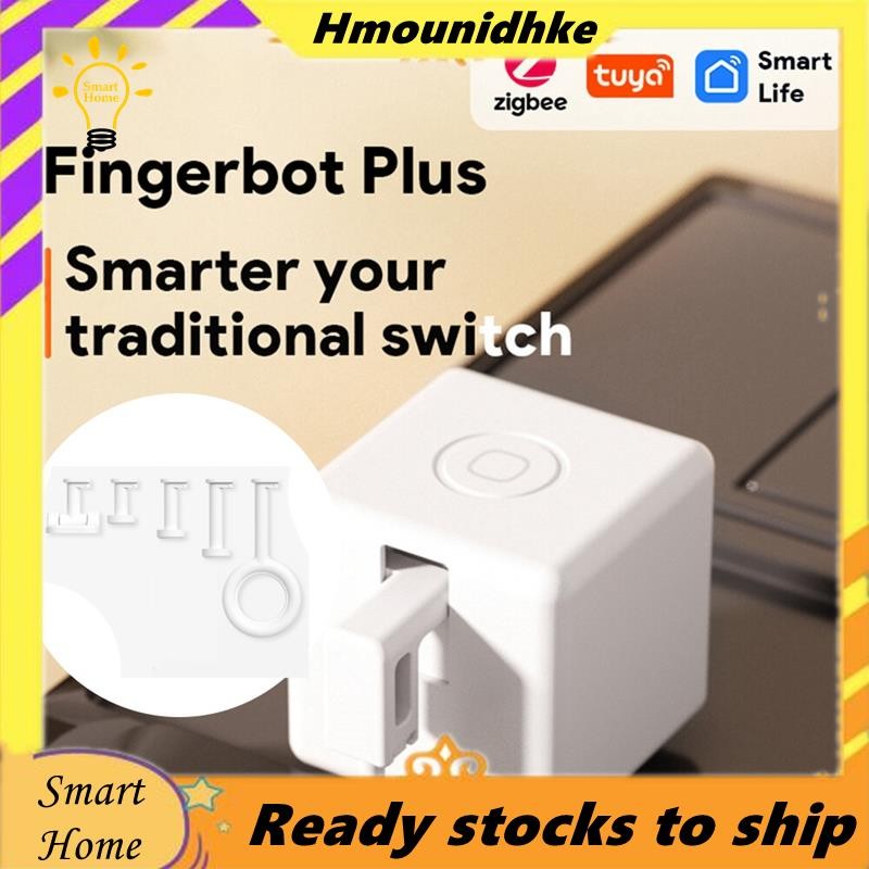 TUYA Smart Fingerbot Plus + Toolkit Zigbee Switch Bot Knop Pusher Smart Life App