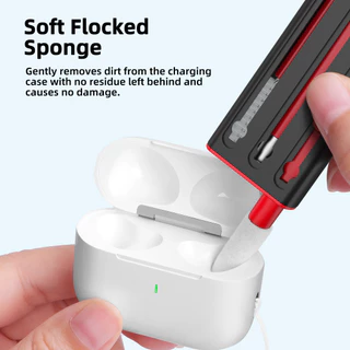 GOOJODOQ 3-in-1 Multifunction Cleaning Kit 360 Degree High Cleanliness Soft Bristles don't Damage the Machine