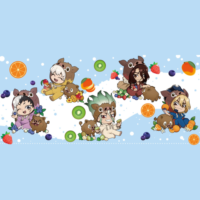 Dr.STONE Sagara แผ่นตกแต่งโต๊ะ Ishigami Senkuu ยืน Asagiri Gen คอลเลกชันเครื่องประดับ Accesorios Sai