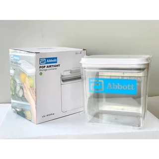 Abbott กล่องสุญญากาศ [1 กล่อง] กล่องสูญญากาศ สำหรับใส่ของแห้ง กล่องอเนกประสงค์ กล่องใส่นมผง ใส่ข้าวสาร ผลไม้