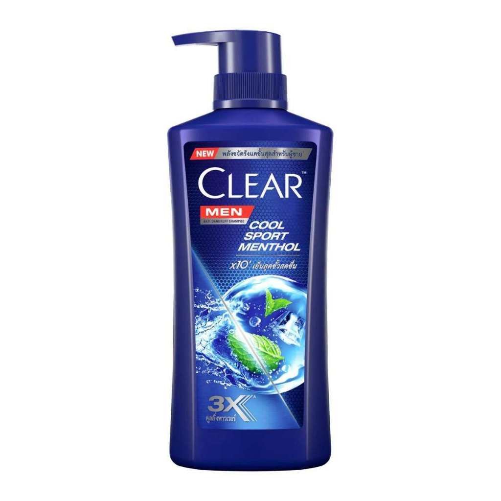 CLEAR 390ML ยาสระผม เคลียแชมพูสระผม เครีย แชมพูขจัดรังแค สูตร คูลสปอร์ตเมนทัล