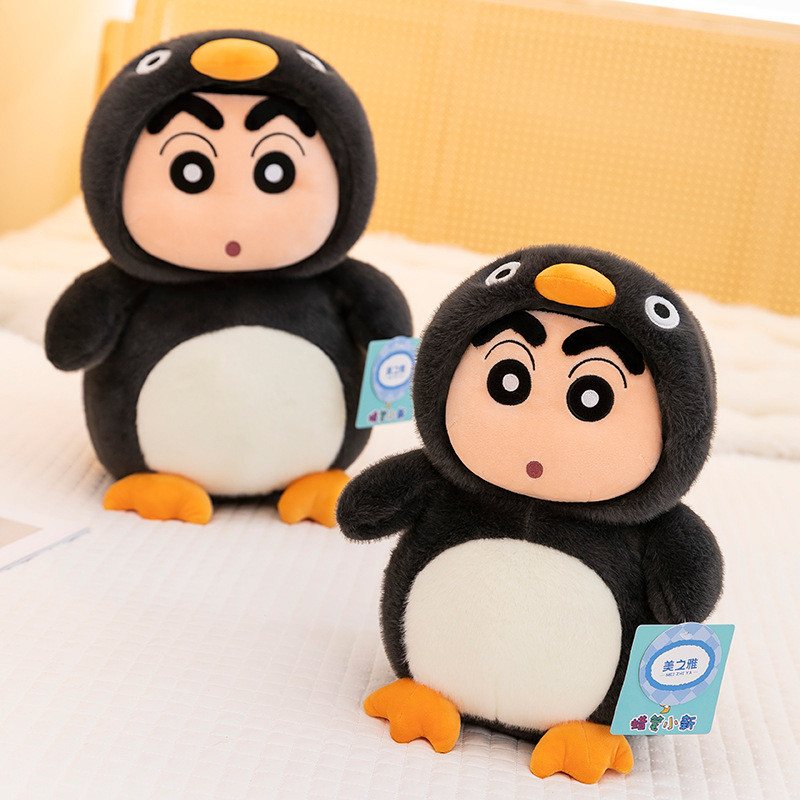 [ตุ๊กตา-ของเล่น] การ์ตูน, แต่งตัวข้ามเพศ, เพนกวิน, เครยอนชินจัง, เด็กๆ, วันเกิด, ของขวัญ, กิจกรรม, ของขวัญ, สัตว์เลี้ยงน่ารัก, ของตกแต่งบ้าน, เครื่องประดับ, เพื่อน, น่ารัก,