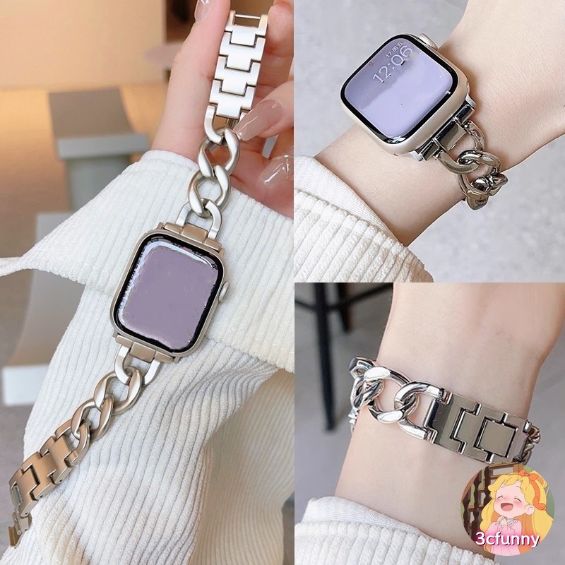 สายเหล็กสําหรับนาฬิกา Series 10 9 8 7 6 SE 5 4 3 2 1 Ultra/Ultra 2 สําหรับ i-Watch ขนาด 46 มม.42 มม.45 มม.41 มม.44 มม.40 มม.49 มม.สายรัดข้อมืออุปกรณ์เสริม