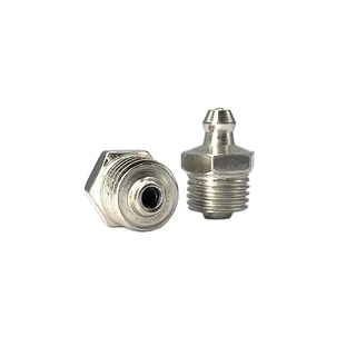 หัวอัดจารบีสแตนเลส ปลอดสนิม แบบตรง 45° 90° เกลียวมิล M6 M8 M10 (304 Stainless Steel Grease Nipple)