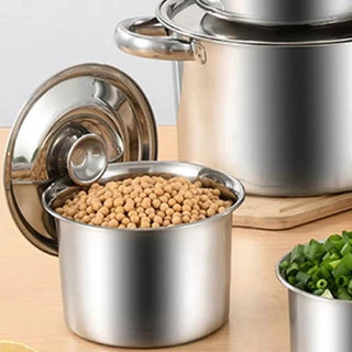 จัดส่งรวดเร็วTEMPOZY รอบฝาหม้อ, Universal 10-24 ซม.ฝาหม้อ, Thicken เปลี่ยนสแตนเลส Saucepan ฝาครอบอุปกรณ์ครัว
