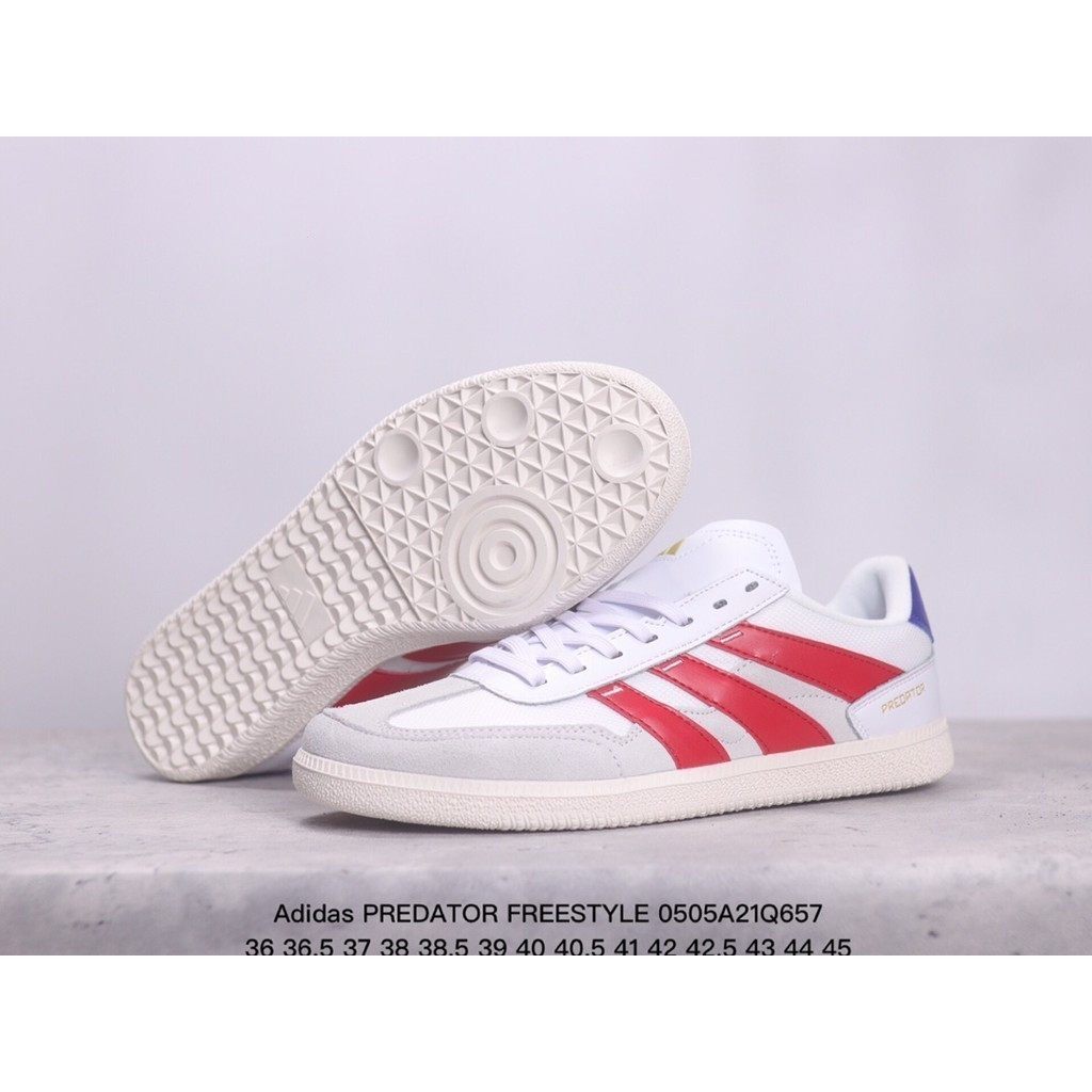 รองเท้าฟุตบอล Adidas Predator 24 League freestyle Falcon City Series Germany แบบคอต่ำที่มีสไตล์ เหมา