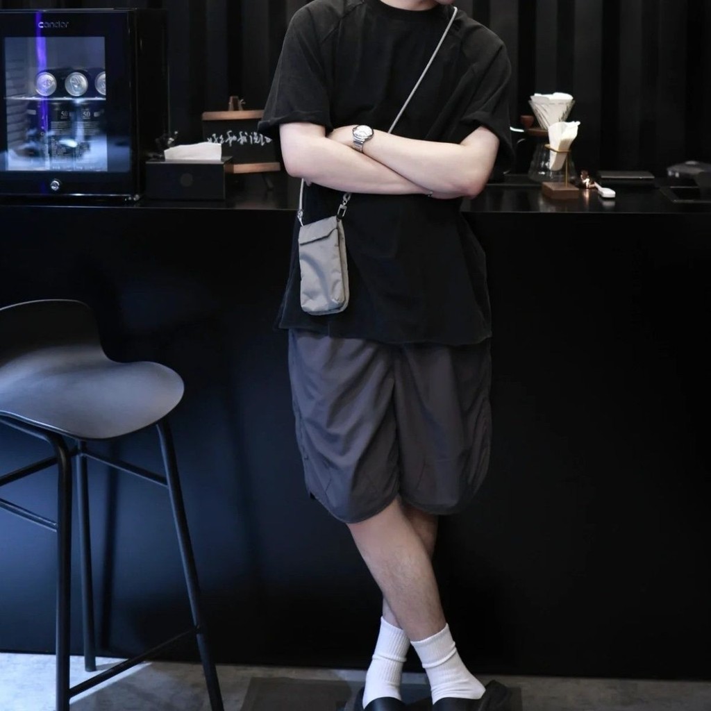 กระเป๋าสะพายไหล่ลำลองสำหรับผู้ชายกระเป๋าแฟชั่นผู้หญิงพับได้