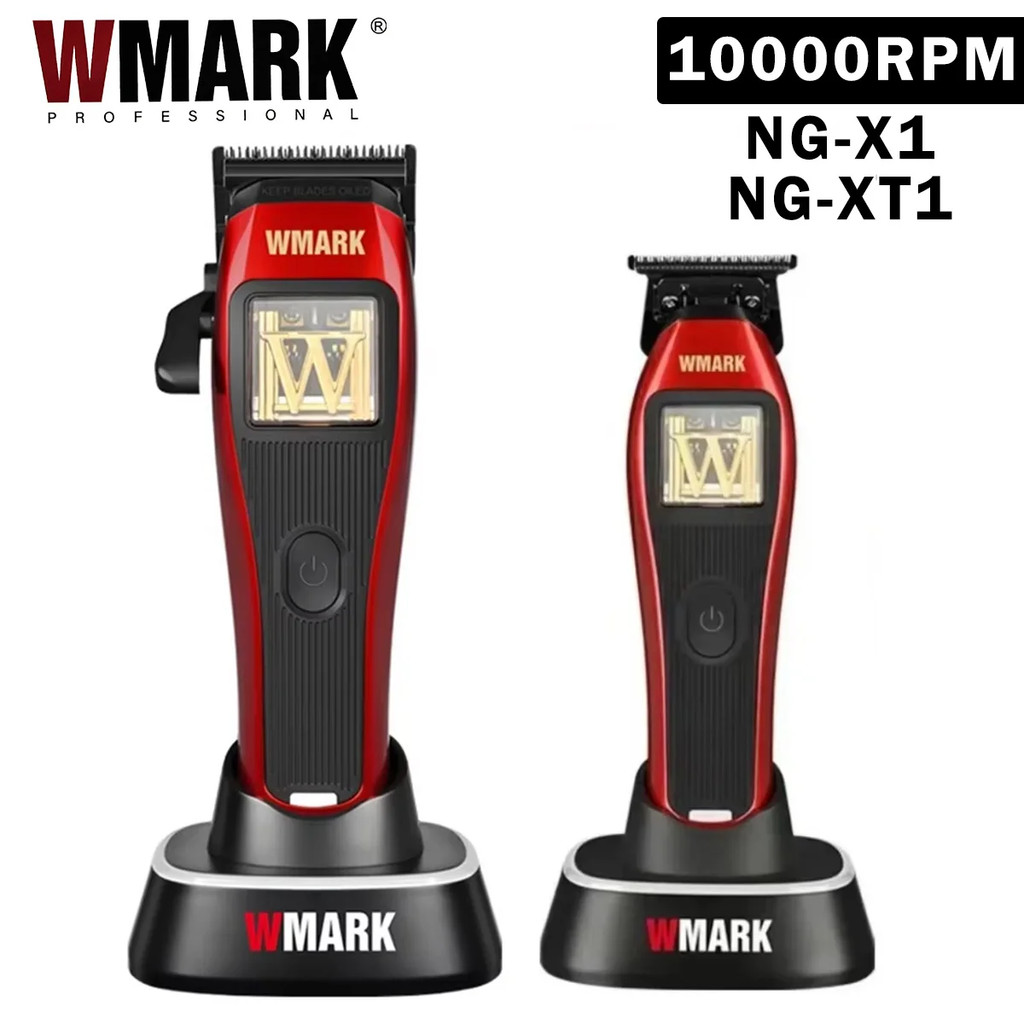 Wmark NG-X1 NG-XT1 ปัตตาเลี่ยนผม 10000rpm magneto เครื่องดูดควัน 3 สี กลไกตัดผมกําลังสูงระดับมืออาชี