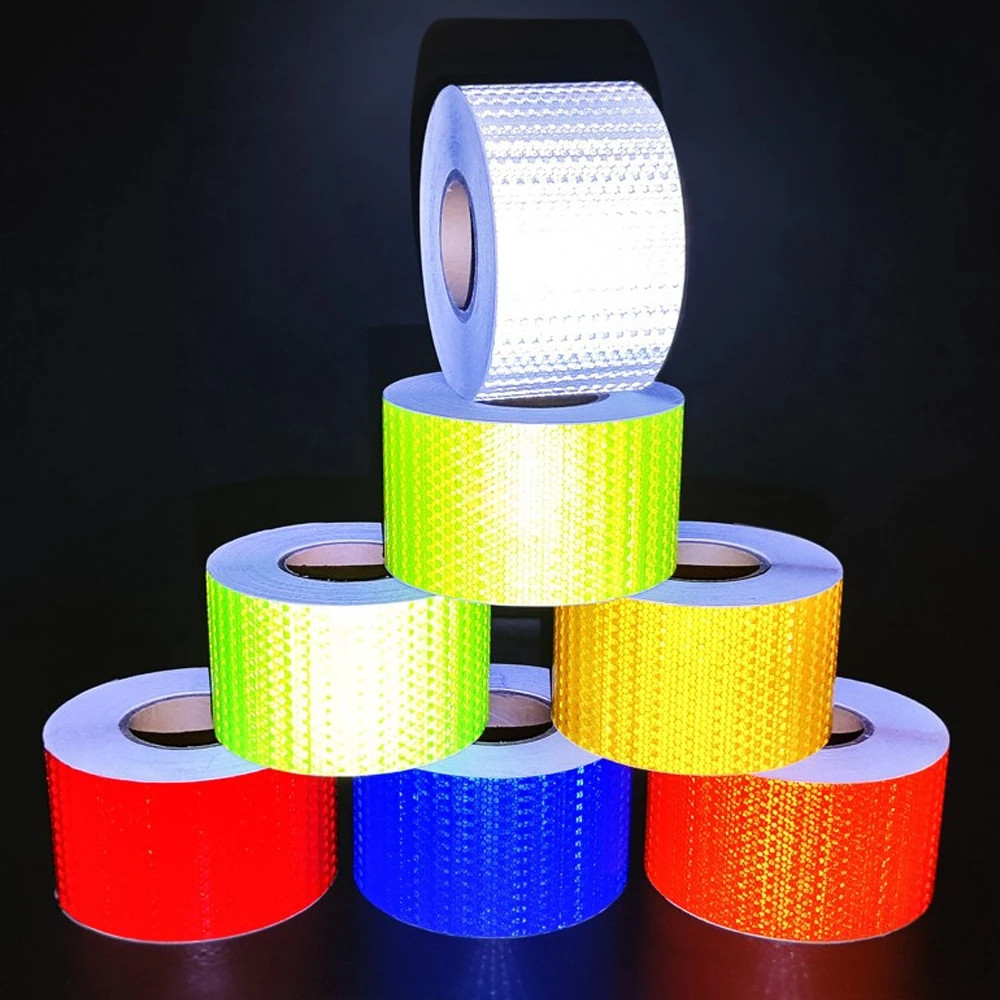 10 ซม.* 3 M เทปสะท้อนแสงกันน้ํา Self-Adhesive 14 สี Reflectors สติกเกอร์ความปลอดภัยกลางแจ้ง Caunchion ไฟเตือนสําหรับรถจักรยานยนต์