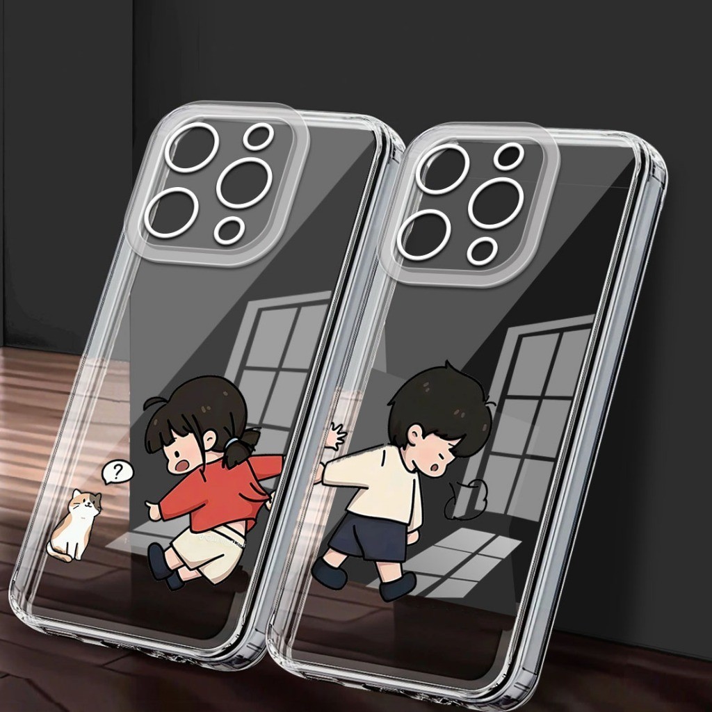 SoftCase Clear Ready สําหรับ Vivo Y28 Y38 Y18 Y17S Y27S Y02 Y03 V30e Y100 Y20 Y20S Y12S Y16 Y12 Y15 