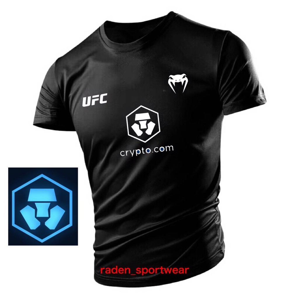 [คลังสินค้าพร้อม] Venum UFC Crypto Microfiber Jersey MMA Training / Jersi Venum UFC Crypto UFC MMA T