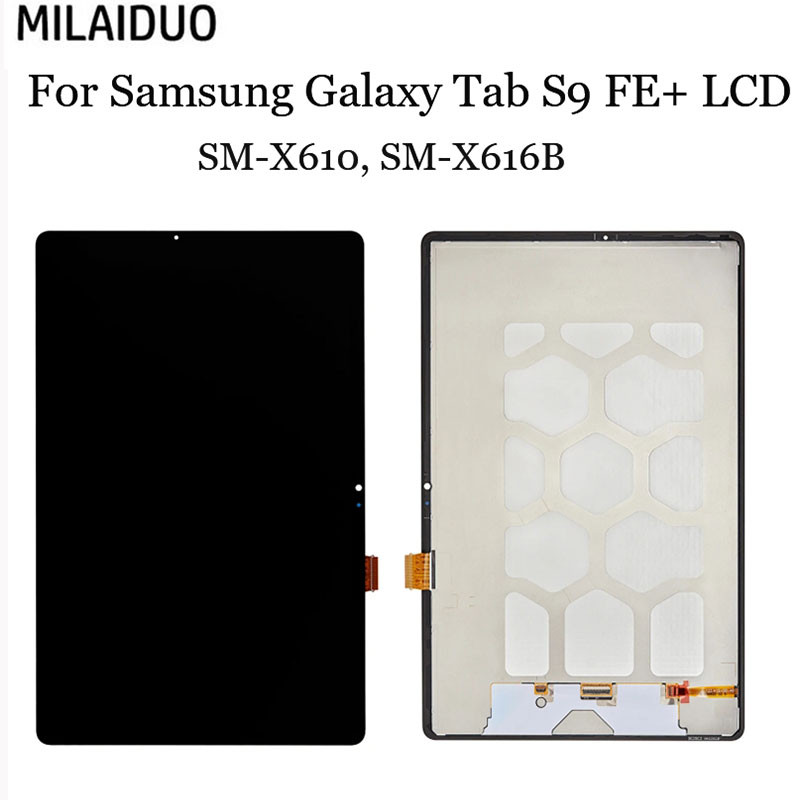 สําหรับ Samsung Galaxy Tab S9 FE + SM-X610 SM-X616B X610 X616B จอแสดงผลหน้าจอสัมผัส LCD สําหรับเปลี่