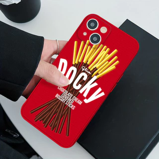 เคสไอโฟนiPhone 16 Pro Maxกล่องบรรจุภัณฑ์ Pockyซิลิโคนเหลวโทรศัพท์มือถือกรณีfull-bodyป้องกันกันกระแทกtpuยางนุ่มสําหรับiPhone 17 Pro Max 16 7plus 11 14 15 12 13 Pro Max 7 8 Plus XR XS