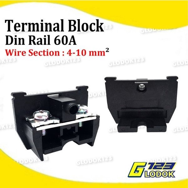 Terminal Block Din Rail Cable Connector 600V TBC 10 30 60 100A
