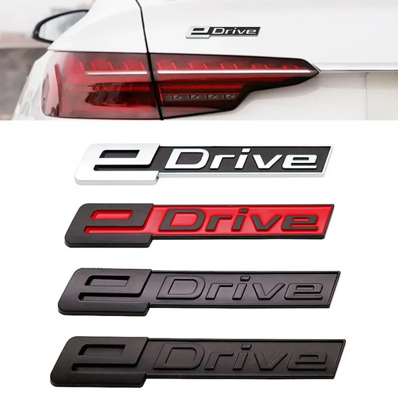 3d EDrive โลโก้รถด้านหลัง Fender Emblem Badge สติกเกอร์จัดแต่งทรงผมอัตโนมัติสําหรับ BMW E ไดรฟ์ 225 