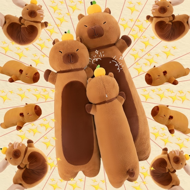 Capybara ตุ๊กตาสัตว์ ตุ๊กตาคาปิบาร่า ของขวัญวันเกิด ของเล่นเด็ก ของขวัญวันเด็ก 53/70/90cm
