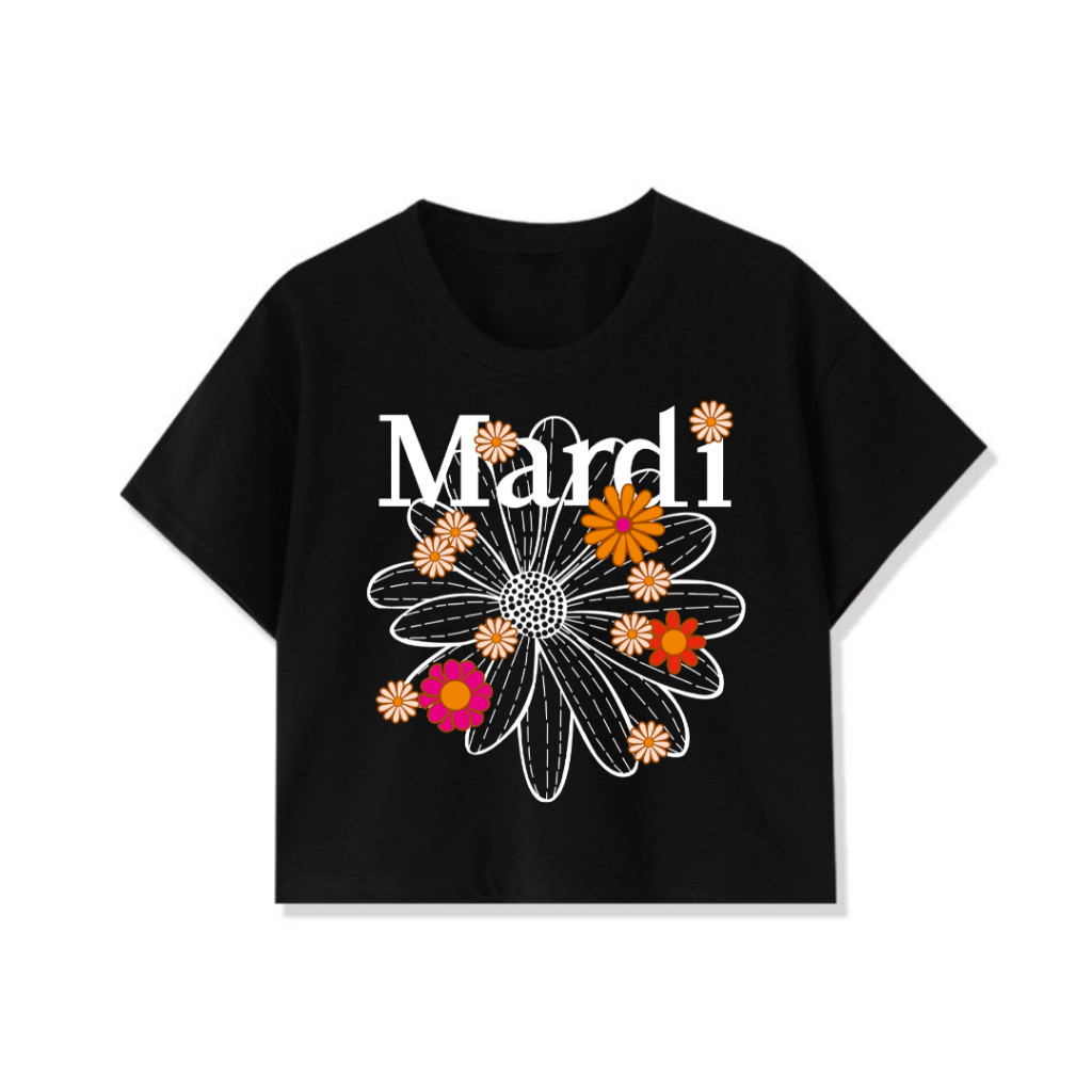 พร้อมส่งเสื้อครอป ผู้หญิง น่ารักๆ ผ้าCOTTON100% รูปที่ 3