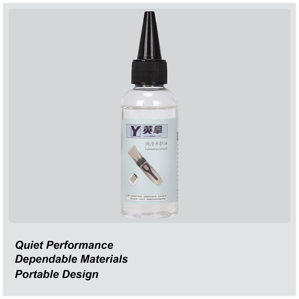 Hair Trimmer Oil 60ml เครื่องโกนหนวดไฟฟ้า Oil Clipper Oil Trimmers Clipper น้ํามันและทําความสะอาดผู้ใหญ่ huizoth