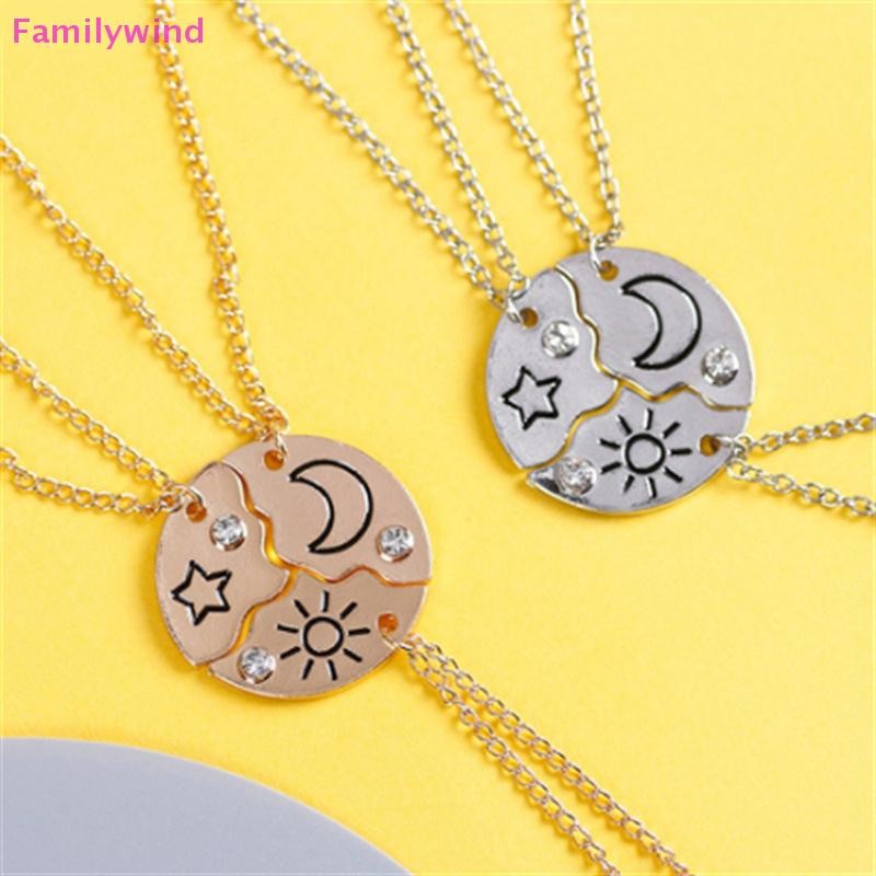 Familywind ชุดสร้อยข้อมือ 3 ชิ้น ออกแบบ Sun Star Moon สำหรับคนพิเศษ มอบมิตรภาพ BFF ปี 2023