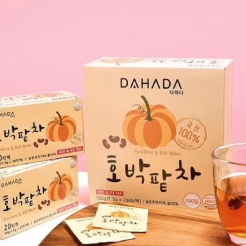 ถูกที่สุด DAHADA Pumpkin & Redbean Tea ชาฟักทองถั่วแดง รูปที่ 2