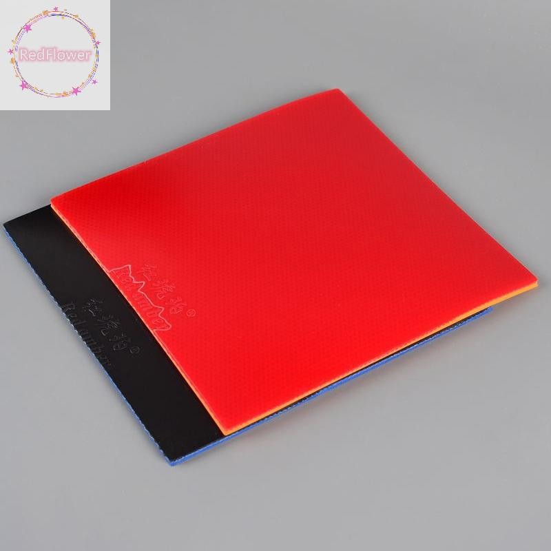 RedFlower สีแดง Rubber ยางปิงปองยืดหยุ่นสูงสำหรับฝึกซ้อมและเล่น