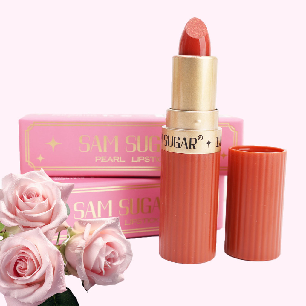 Punk Style Long-Lasting Waterproof Sexy Red Lipstick – Non Fade Pearlescent Shimmery Sparkling Lipstick Beauty Makeup ราคา ถูกที่สุด ดีลบีเคเค แกลเลอรีภาพที่ 9