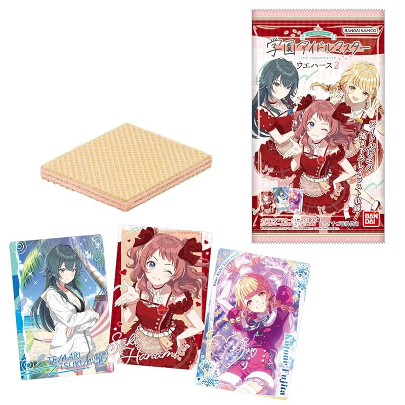 🎀 Gakuen Idolmaster Wafer Vol.2 (20pcs per box) 🎀