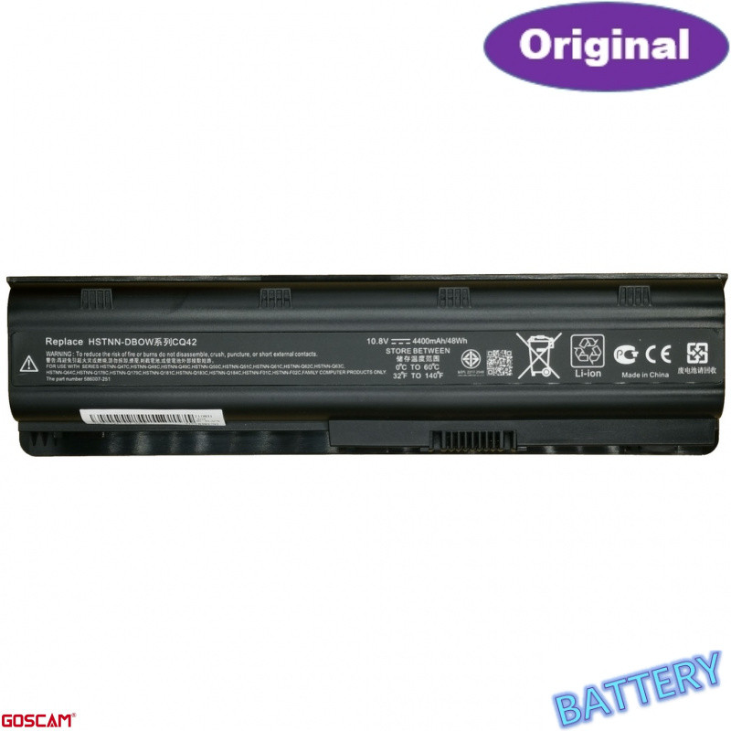 BATTERY HP MU06 แบตเตอรี่ คอมแพ็ค มี( มอก.2217-2548 ) DM4 DV3 DV5 Dv6-3000 G4 G6 G7 G72 G62 G42 CQ32