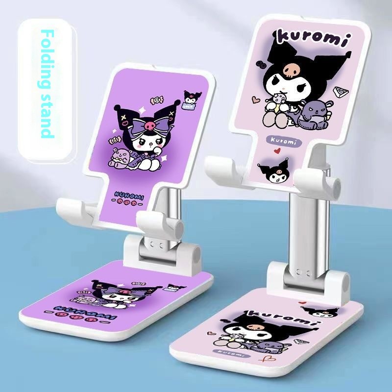 ขาตั้งโทรศัพท์ Kuromi ดีไซน์ใหม่ปี 2025 สุดน่ารัก ปรับความสูงได้ แบบพับเก็บได้ – ขาตั้งอเนกประสงค์ขยายได้ เหมาะสำหรับสมาร์ทโฟน แท็บเล็ต และเครื่องอ่านอีบุ๊ก