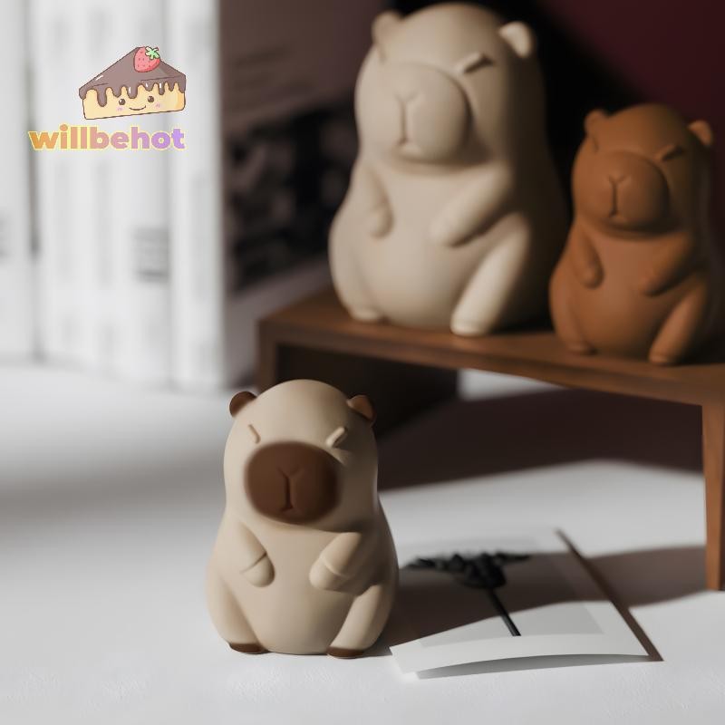 [Willbehot-t] แม่พิมพ์ Capybara 3D Capybara Mousse เค้กแม่พิมพ์ซิลิโคน Capybara แม่พิมพ์สัตว์แม่พิมพ์เทียนสําหรับมูสเค้กไอศกรีมแม่พิมพ์ [ใหม่] - รูปที่ 6