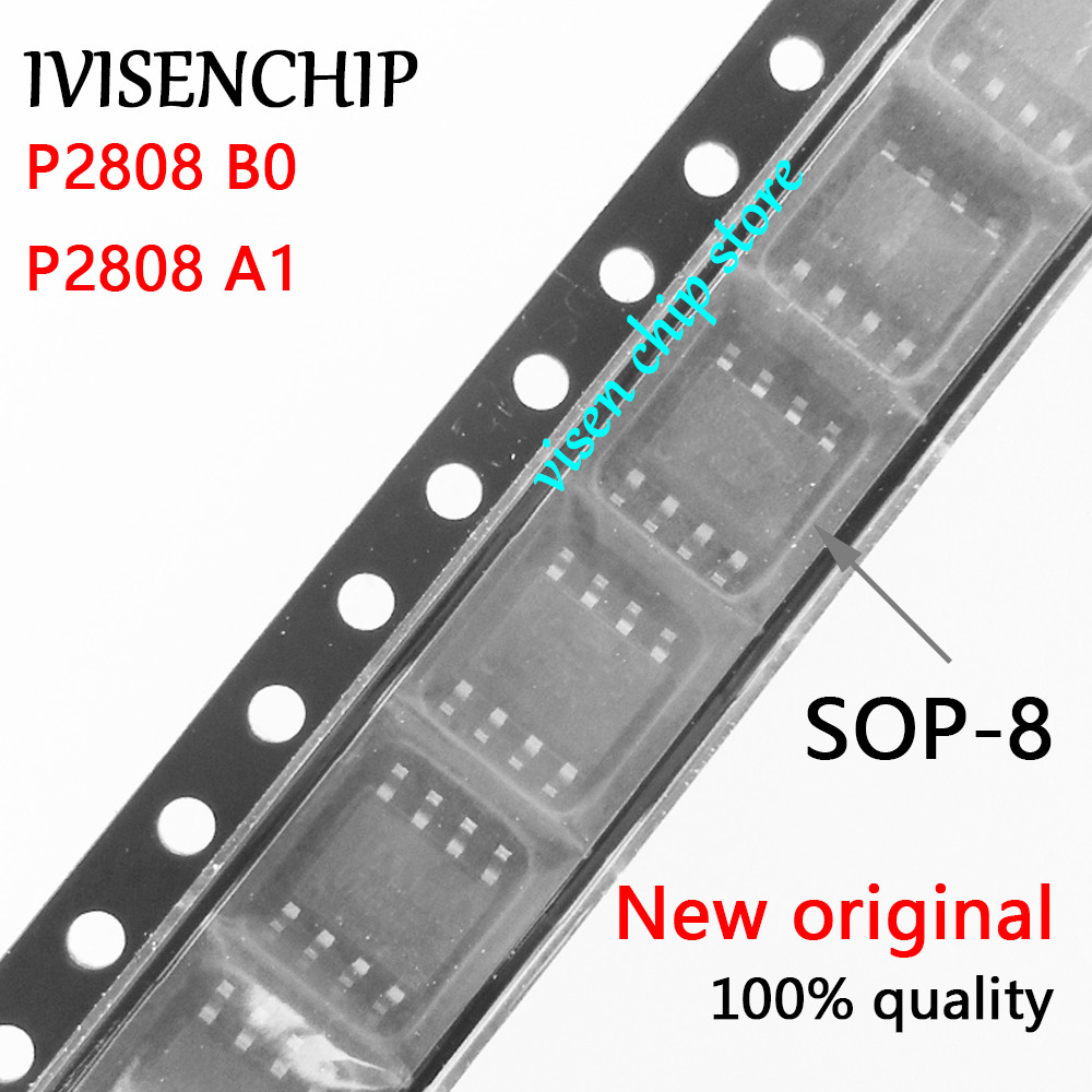 2 ชิ้น P2808 B0 BO P2808 A1 P2808B0 P2808BO P2808A1 SOP-8 ในสต็อก