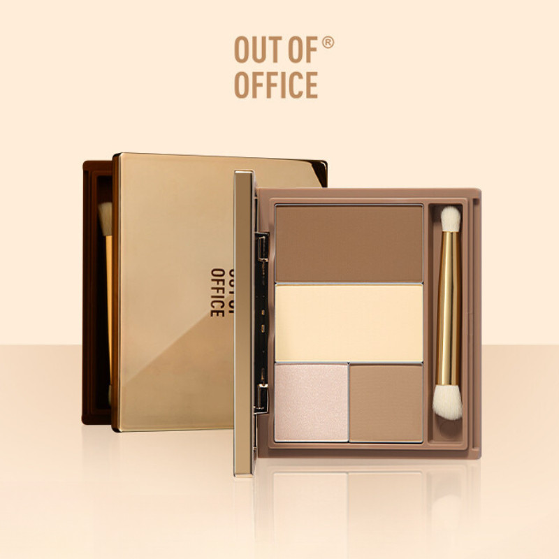 OUTOFOFFICE Contour Palette OOO Contour Highlight Integrated Plate Four-Color Nose Side Shadow