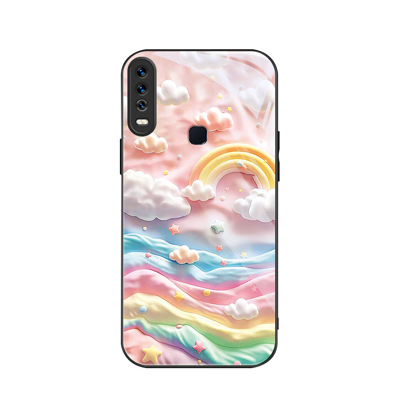 สําหรับ Vivo Y17/ Vivo Y3/ Vivo Y3s , Cloud Rainbow, บุคลิกภาพอินเทรนด์, เคสป้องกันโทรศัพท์ป้องกันกา