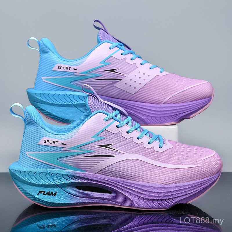 Flying Burn 3 รองเท้าวิ่งมาราธอนมืออาชีพเต็มปาล์มแผ่นคาร์บอน Racing PB รองเท้าวิ่ง V4RI 200O