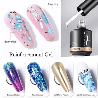 Born Pretty บอร์นพริตตี้ Base, Topcoat, Reinforcement, Matt Topcoat, ขนาด15ml.