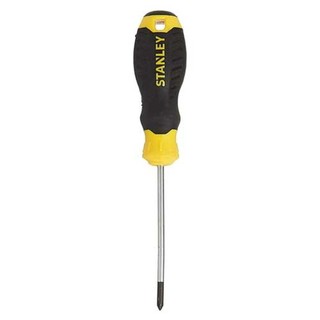 Stanley S351 PH0 ไขควงด้ามหุ้มยาง ปากแฉก PH0 แกน 3 มม สแตนเล่