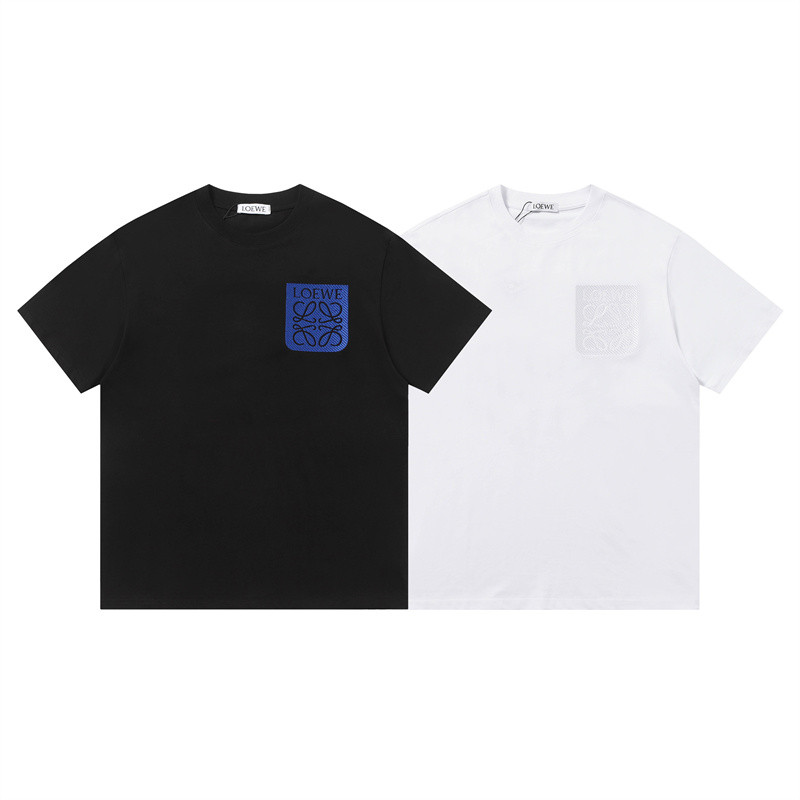 สตรีทแฟชั่นผู้ชายและผู้หญิงผ้าฝ้ายเสื้อยืดกระเป๋ารูปแบบแขนสั้น เสื้อยืด เสื้อลําลอง ไม่จํากัดเพศ