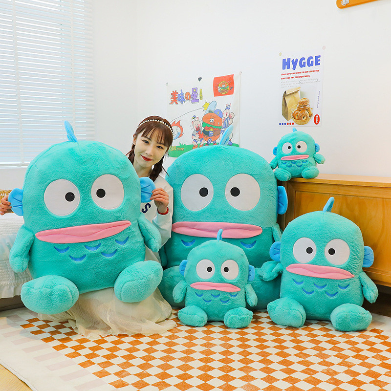 ของเล่นตุ๊กตาปลาฮันตันน่าเกลียดใหม่ ตุ๊กตาปลาการ์ตูนที่เคลื่อนไหวช้า หมอนตุ๊กตาแฟชั่น