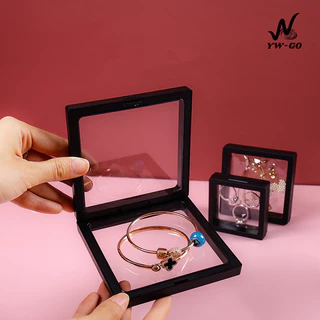 (สีดำ/ขาว) กล่องเก็บเครื่องประดับ ฟิล์ม PE สําหรับโชว์เครื่องประดับ สร้อยข้อมือ กันฝุ่น ป้องกันออกซิเดชั่น G3152