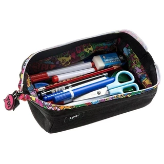 Student Must-Have Pencil Case ZIPIT Pencil Case Paradise Canvas Pencil Case Folio Large Capacity Student Stationery Bag High @